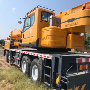 QY50KA 50 Ton Hydraulic Mobile Truck <b>Crane</b> Yellow Heavy Duty Lifting Equipment Used <b>Crane</b> - Product Image 4