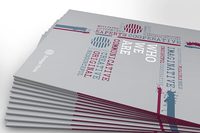 Dossier de fichiers en papier avec poche et fente pour entreprise