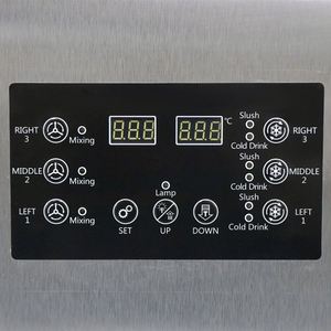 เครื่องทำน้ำสเลอว์220V ถังแช่แข็งแบบยุโรปถังเดี่ยว15L * 3 - Product Image 4