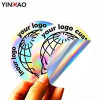 Autocollant décoratif pour vitre de voiture en vinyle durable, écologique, imperméable, découpé sur mesure, effet holographique, laser arc-en-ciel