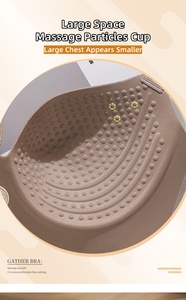 Ropa interior de levantamiento de senos grandes para mujer, sección delgada que no deja marcas, muestra un pequeño sujetador antiflacidez de anillo sin acero - Product Image 4