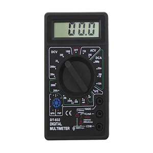 Multimètre numérique professionnel DT832 LCD pour voltmètre à courant continu ampèremètre <span class=keywords><strong>Ohm</strong></span> testeur - Product Image 2