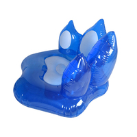 Jouets d'animaux gonflables personnalisés patte de chat gonflable piscine flottante chaise de salon Camping en plein air canapé gonflable