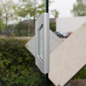 <span class=keywords><strong>Poignée</strong></span> de porte en verre moderne et simple en alliage d'aluminium pour porte coulissante en verre de 10 mm - Product Image 5