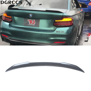 For 2 Series F22 Coupe/F23 M2 F87 CS Style Carbon Fiber Polished Rear Spoiler Trunk Wing 2014-2020 Tape - Product Image 1