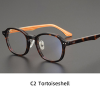 Gafas Ópticas Cuadradas de Acetato Transparente Vintage 2026 con Montura Completa, Anti Luz Azul, Estilo Retro Clásico, con Estuche de Diseño