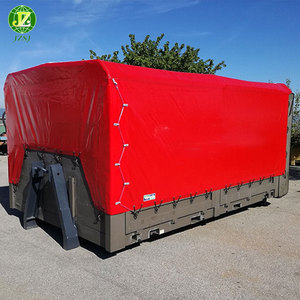 100% Polyester Imperméable Anti-UV 750gsm PVC <span class=keywords><strong>Enduit</strong></span> <span class=keywords><strong>Tissu</strong></span> Bâche Feuille Ouvert Top Conteneur Couverture/<span class=keywords><strong>Plat</strong></span> Remorque <span class=keywords><strong>Couvre</strong></span> - Product Image 1