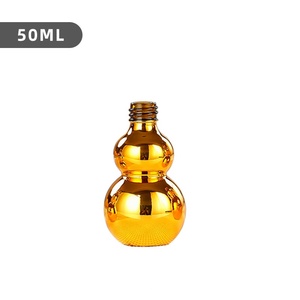 Rỗng Sang Trọng 30Ml Vàng Hình Dạng Quả Bầu Chai Thủy Tinh 100Ml Chai Thủy Tinh Nóng Bán Tinh Dầu Chai Thủy Tinh Với Vít Nắp - Product Image 5