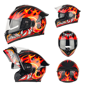 Vente d'usine Casque de <span class=keywords><strong>moto</strong></span> modulaire intégral homologué DOT à double visière relevable <span class=keywords><strong>Venom</strong></span> Casco Para <span class=keywords><strong>Moto</strong></span> OEM Casco - Product Image 1