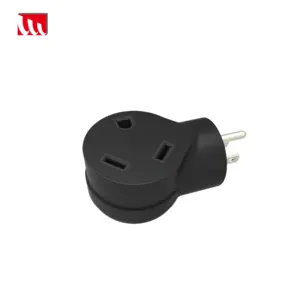 Pabrik 15Amp laki-laki ke 30Amp perempuan 90 Deg RV adaptor melakukan konversi 5-15 steker ke TT-30 kabel ekstensi wadah