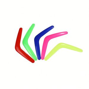 Boomerang en plastique coloré pour enfants, jeu de lancer léger pour l'extérieur, entraînement sportif, cadeau - Product Image 3