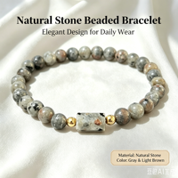 Bracelet extensible en pierre naturelle flamme 6 mm, tendance et best-seller, pour la guérison, bijou quotidien, cadeau