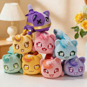 Peluche de Gato Personalizable 2026, Suave y Bordado, Diseño de Unicornio, Gato, Cola y Hamburguesa, Relleno de Algodón PP, Muñecos de Peluche de Comida, Regalos - Product Image 3