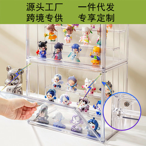 Caja de Almacenamiento Transparente para Figuras de 2L, Apilable, con Compartimentos, para Exhibición de Juguetes en Caja Sorpresa - Product Image 5