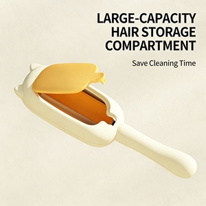 Brosse anti-<span class=keywords><strong>poils</strong></span> d'<span class=keywords><strong>animaux</strong></span> pliable en plastique à adsorption statique, réutilisable, avec bac de rangement grande capacité pour vêtements, canapés et lits d'<span class=keywords><strong>animaux</strong></span> - Product Image 3