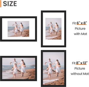 กรอบรูปตั้งโต๊ะทรงสี่เหลี่ยมผืนผ้า MDF พิมพ์ลาย UV แบบอเมริกันสมัยใหม่ ทำมือ ขนาดสั่งทำได้ ขายส่ง - Product Image 3