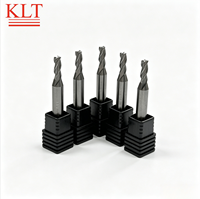 Fraise à queue carrée KLT Metric à 3 cannelures, outil de fraisage CNC pour plastiques HRC 55