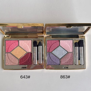 อายแชโดว์แบรนด์หรู หลายสี กล่องทองพิเศษ พาเลทอายแชโดว์เนื้อครีม 5 สี - Product Image 1