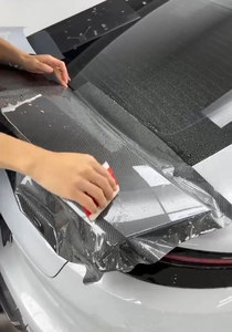 ליונארדו באיכות גבוהה מבריק שחור סיבי פחמן חומר גלגול מעטפת tpu צבע ppu סרט צבע שינוי גוף הסרט מדבקות - Product Image 4