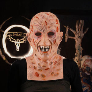 Pull en polyester tricoté à rayures pour Halloween, costume de cosplay, pull, masque, chapeau <span class=keywords><strong>et</strong></span> griffe unisexe, thème Nightmare on Elm Street Freddy Krueger - Product Image 3