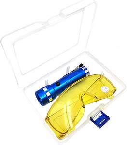 Outil de <span class=keywords><strong>d</strong></span>étection de <span class=keywords><strong>fuite</strong></span> de gaz pour climatiseur, lampe torche de test de ventilation automobile, climatisation, résistant aux uv, super cool, liquide, coloration - Product Image 5