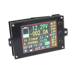 Dc 500V 500a 2.4 Inch Tft Lcd-Scherm Draadloze Voltmeter Ampèremeter Batterij Tester Capaciteit Vermogensspanning Huidige Meter Monitor