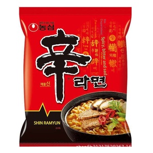 Fideos Instantáneos Picantes Coreanos Nongshim Shin Ramyun Auténticos al por Mayor, Paquetes de 120g, Suministro a Granel para Supermercados - Product Image 3
