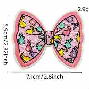 Parches Bordados con Lazo Temático de Pascua para Planchar - Product Image 4