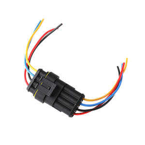 1/<span class=keywords><strong>2</strong></span>/3/4/5/6 Pin Auto Waterdichte Elektrische Connector Hid Plug Met Elektrische Draad Kabel auto Truck Kabelboom - Product Image 3