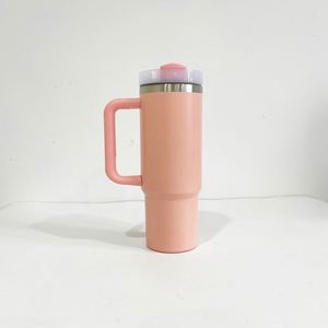 Custom logo Wholesale Blank Sublimation Macaron 30oz Tumbler <b>Thermos</b> <b>Bottle</b> Cup With Handle - Product Image 2