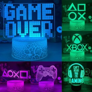 Lámpara de Escritorio 3D Personalizada con Diseño de Consola de Videojuegos, Luz Nocturna LED para Gamers, Niños y Decoración del Hogar - Product Image 6