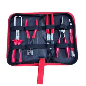 Kit de 4 pinces de déconnexion pour réparation automobile, outils de séparation de colliers de serrage pour tuyaux d'huile et de conduites droites, pinces à clipser pour auto - Product Image 5