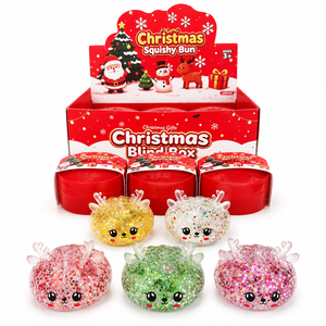 Christmas <b>Squishy</b> Toys New Arrivals 8.5cm Christmas <b>Squishy</b> Toys Set 12 Pcs One Boxes Wholesale Christmas Maltose <b>Squishy</b> Toys - Product Image 1