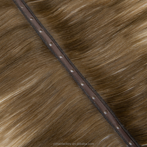 Genius Medusa Weft <b>Hair</b> <b>Extensions</b> Double Drawn Russian <b>Hair</b> Hole Weft Twin Tab Butterfly Weft <b>Beaded</b> Weft Invisible <b>Extensions</b> - Product Image 6