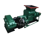 Machine automatique professionnelle de fabrication de briques creuses en argile rouge, équipement de production de blocs de terre-ciment 380V haute capacité 10000-12000