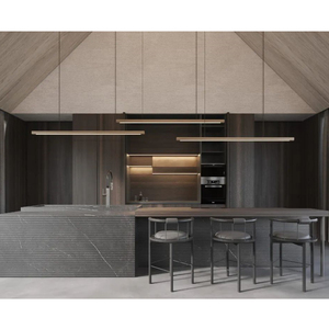 New Design Melamine Kitchen Cabinet Modern Wooden Kitchen Cabinets - Product Image 4