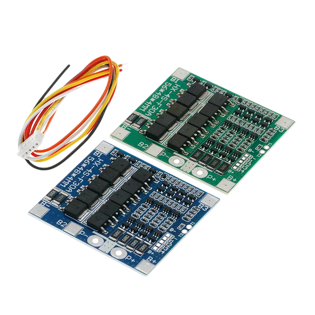 BMS 4S 3.2V 3.7V 30A LiFePO4 / Lithium Battery Charge Protection Board 12.8V 14.4V 18650 32650 Battery Packs With Balance