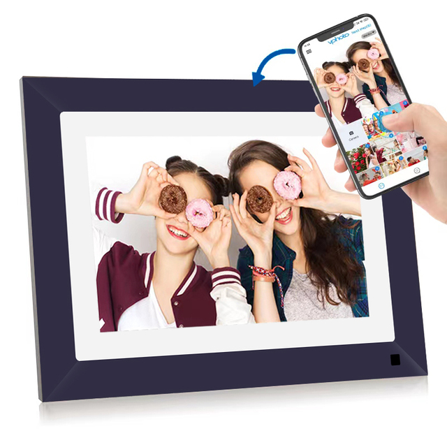 10.1 Inch Smart WiFi Digital Photo Frame HD IPS Touch Works WiFi Camera Doorbell Acrylic Material Clock MP3/MP4 Playback USB US