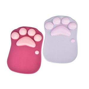 Tapis de souris de <span class=keywords><strong>jeu</strong></span> en mousse à mémoire de silicone souple Anime mignon patte de chat Support de repose-poignet confortable pour une utilisation au bureau - Product Image 3