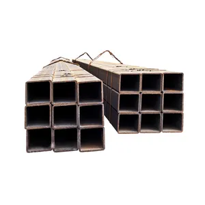 Tuyau carré en acier 150x150/Section creuse carrée noire au prix le plus bas/MS SHS pour matériaux de construction de bâtiments