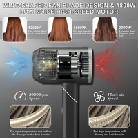 Fabricant meilleur sèche-cheveux Portable ionique 1800W, séchage rapide, hôtel, léger, pliable, pour voyage, sèche-cheveux professionnel