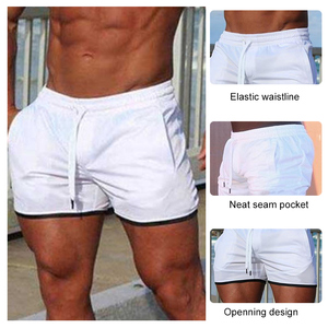 Shorts de <span class=keywords><strong>sport</strong></span> pour hommes européens et américains, nouveaux shorts de course d'été pour hommes, shorts de fitness tendance à séchage rapide pour hommes - Product Image 4