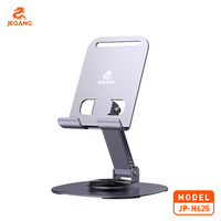 Jeqang support de téléphone en métal JP-H625 support de bureau Portable Flexible rotation pliante étanche confortable regarder la télévision téléphone portable