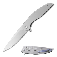 Couteau pliant de camping en titane Yangjiang Stock RTS avec boîte noire