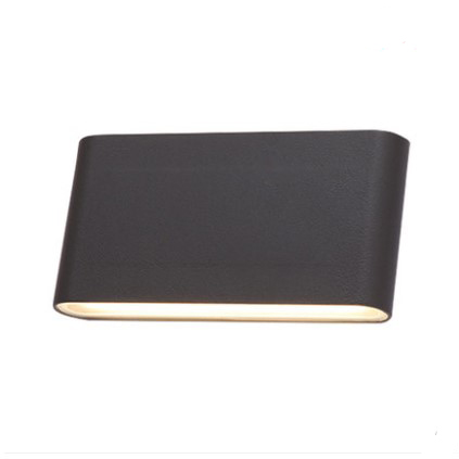 Гибкий светодиодный настенный светильник с модным дизайном, алюминиевый наружный водонепроницаемый Ip54 светильник для сада на солнечной батарее