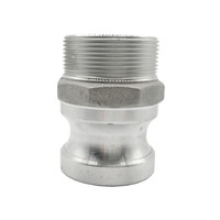 Raccord rapide à camlock poli en métal/plastique pour applications de tuyauterie en pouces