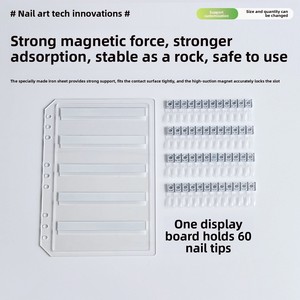 Libro Espositivo Magnetico per <span class=keywords><strong>Unghie</strong></span> 120/240 Colori, in Acrilico e Plastica, per Nail Art Professionale UV, con Pagine Rimovibili - Product Image 4