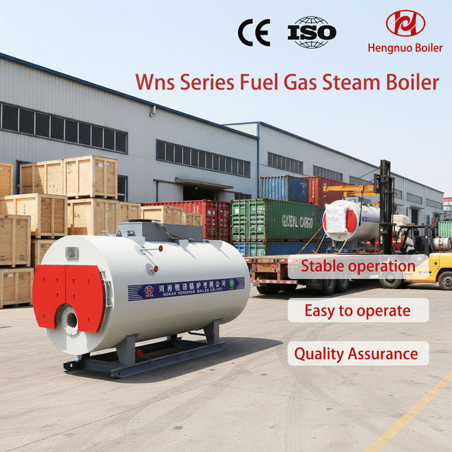 Fully Automatic Fire Tube Low Pressure Industrial 0.5 1 2 4 6 10 20t LPG Oil Steam Boiler for Hotel Hospital Factory