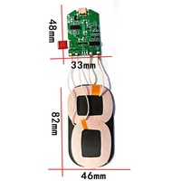 Module de charge PCBA pour transmetteur de chargeur sans fil à double bobine 15W