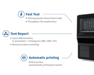 고급 수의 혈액 세포 및 가스 분석기 현대 디자인 병원 환자 혈액 탐지기 수의학 기기 - Product Image 5